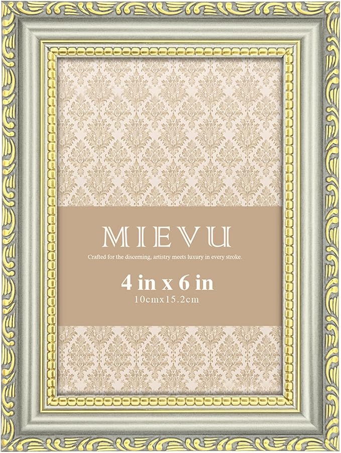 4×6 Picture Frame Gold by MIEVU