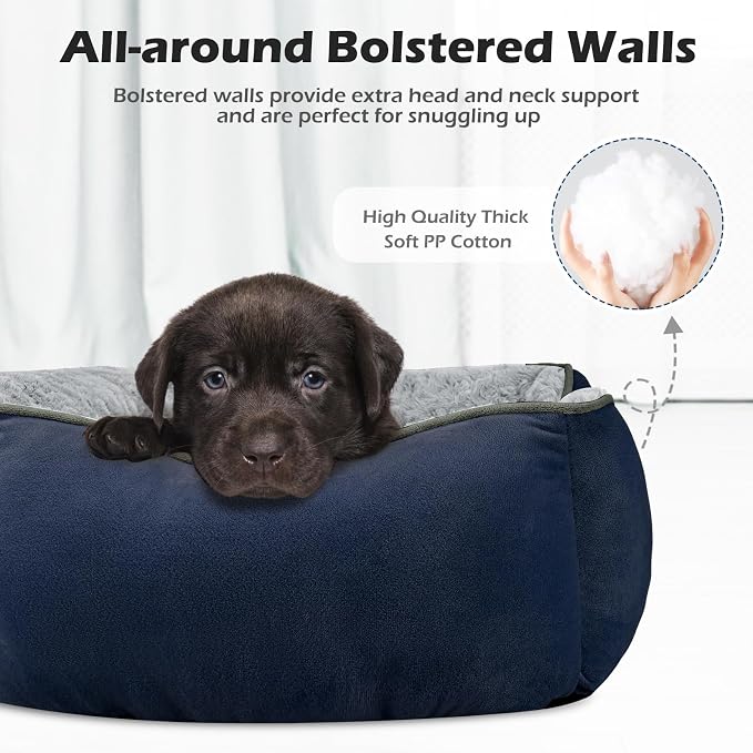INVENHO Large Dog Bed Rectangle Washable Orthopedic Soft Calming Sleeping - Image 2