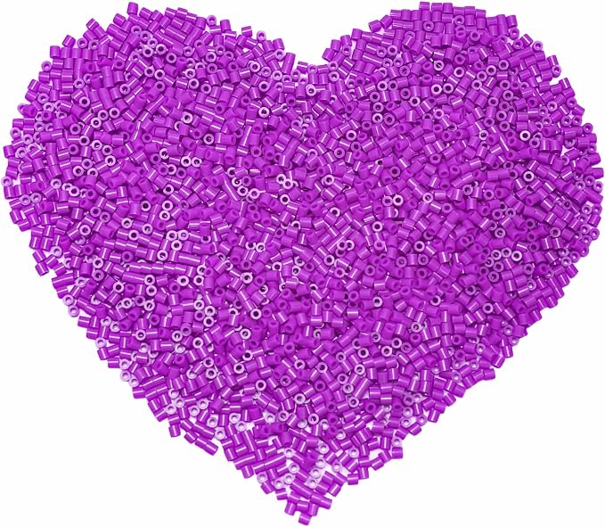 3000Pcs Beads Fuse Beads - 5mm Light Purple Melting Beads by Yowamho