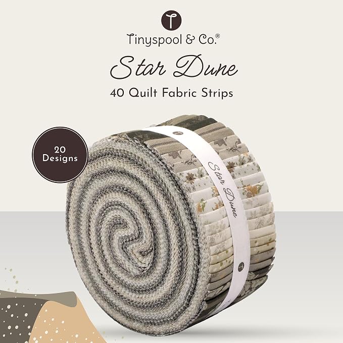 Tinyspool & Co.'s Twirlie Roll 40 Precut Quilting Fabric Strips - Image 2