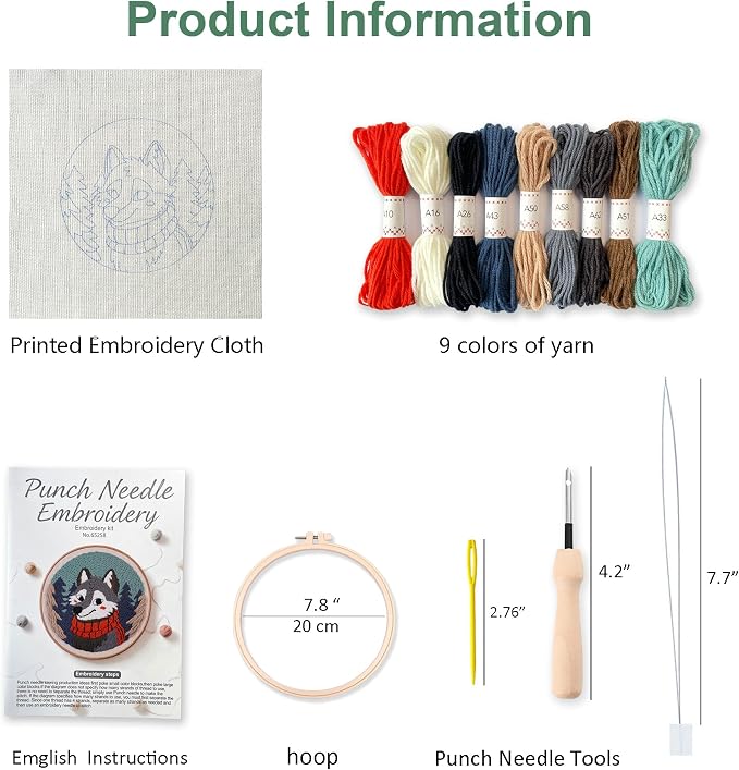 Myfelicity Punch Needle kit, a Beginner Set - Image 4