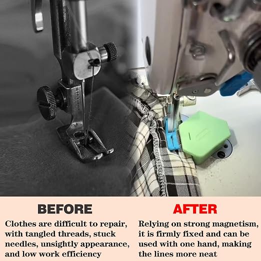 6 Pack Magnetic Seam Guide for Sewing Machine, Upgraded Multifunctional - Image 6