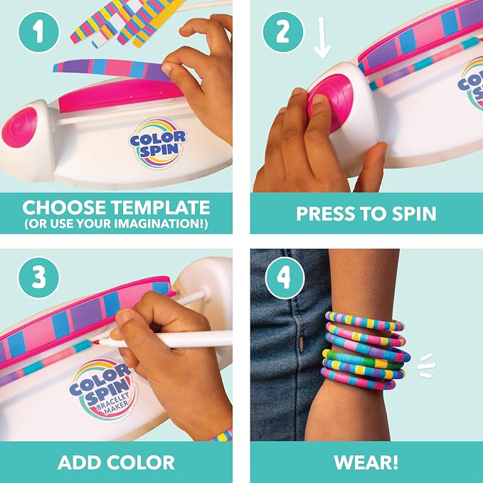 Colorspin Electric Friendship Bracelet Maker Kit - Image 4