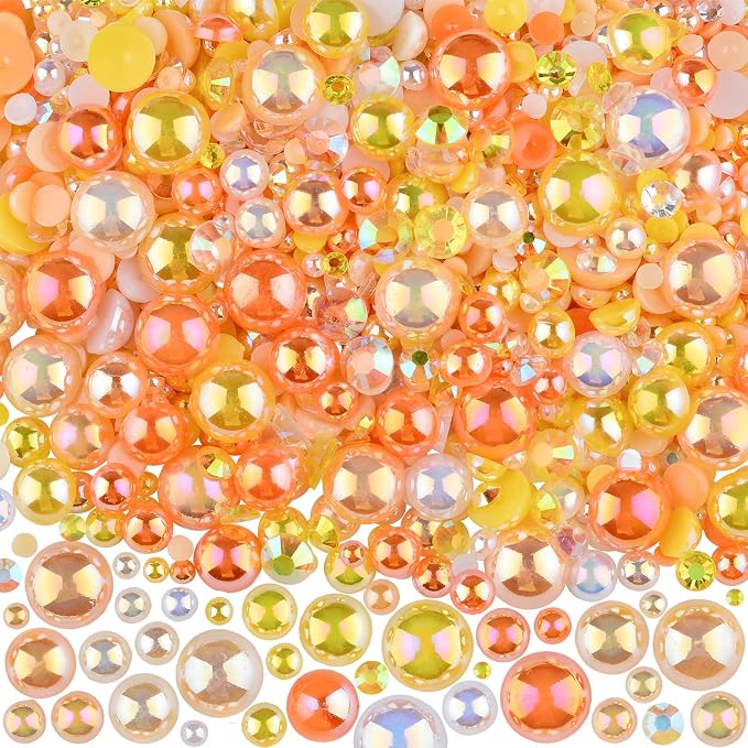 3900+ Pcs Rhinestones and Pearls Kit, 2-10mm Flatback Gems by ShowNow