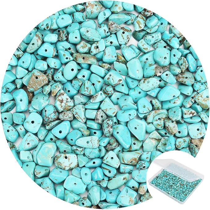456 PCs Natural Chip Stone Beads, 5-8mm Irregular Multicolor Gemstones Loose by BONNY+BOXX