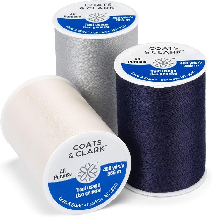 Coats & Clark All Purpose Sewing Thread 400 Yards Nugrey 1 Spool of Yarn - Image 3