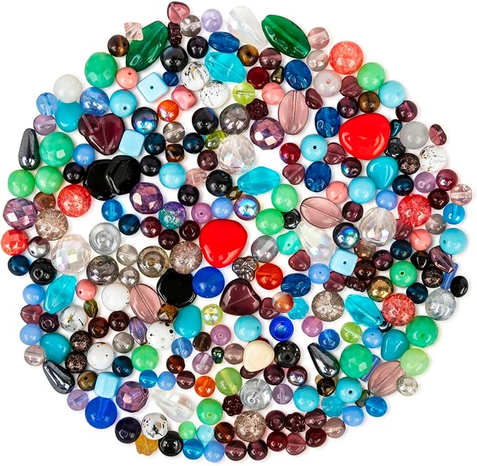 Assorted Glass Beads for Jewelry Making, DIY Lamp Work, Arts and Crafts - Image 8