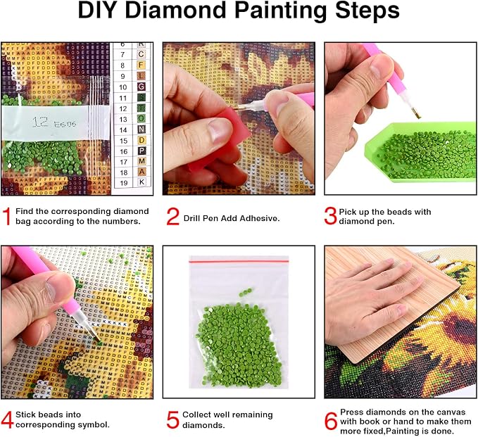 KTHOFCY 5D DIY Diamond Painting Kits - Image 5