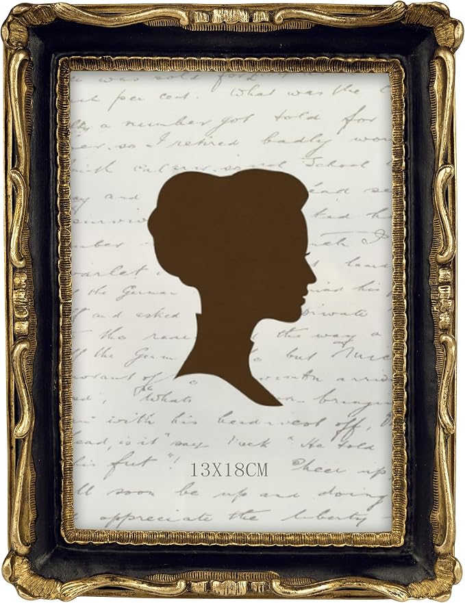 AELS 5x7 Inch Vintage Picture Frame, Elegant Antique Photo Frames by AELS