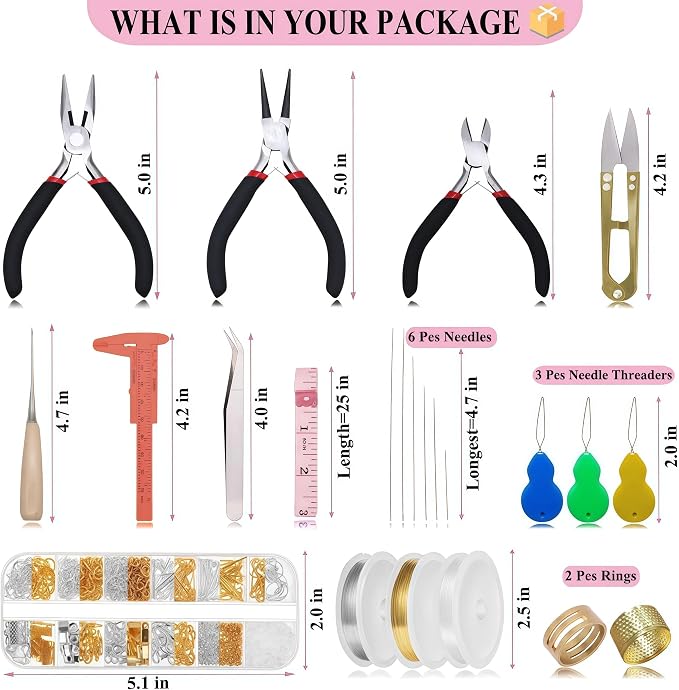 MONVICT Jewelry Making Supplies Kit - Image 2