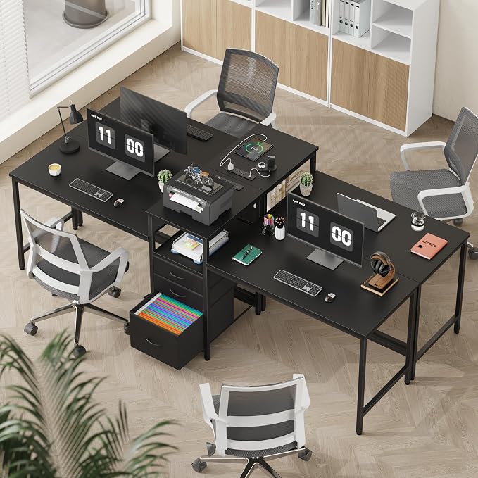 GYIIYUO 93'' Two Person Desk - Image 7