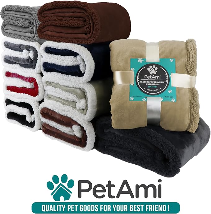 PetAmi Dog Blanket for Bed, XL Pet Blanket Large Dogs, Fleece Furniture Couch - Image 9