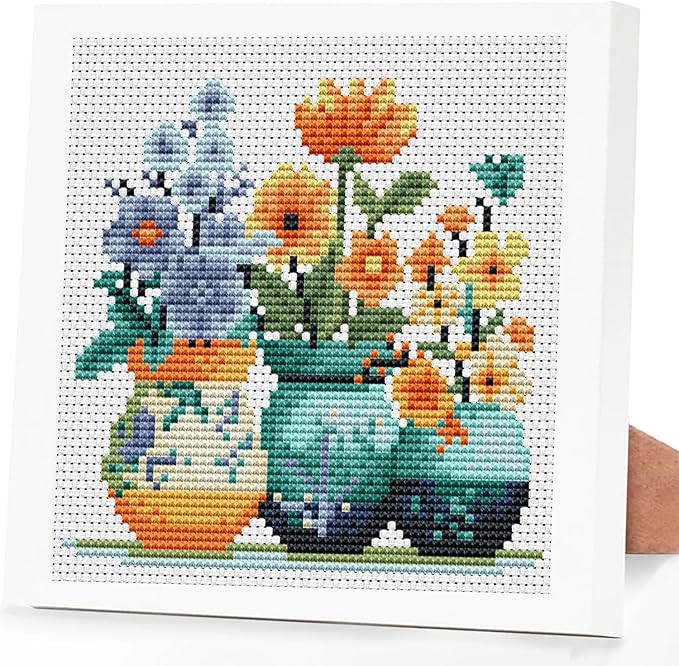 Tiwabb Flower Cross Stitch Kits by DIYHomeDecor