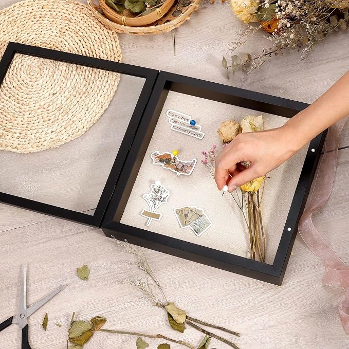 11x11 Shadow Box Frame with Linen Back - Image 4