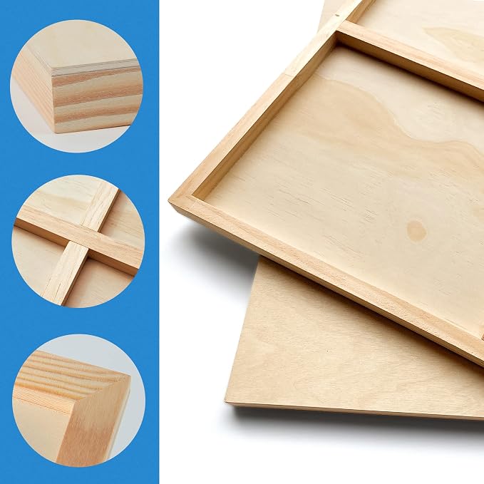 Falling in Art 2 Pack 22x28 Unfinished Birch Wood Panels Kit - Image 5
