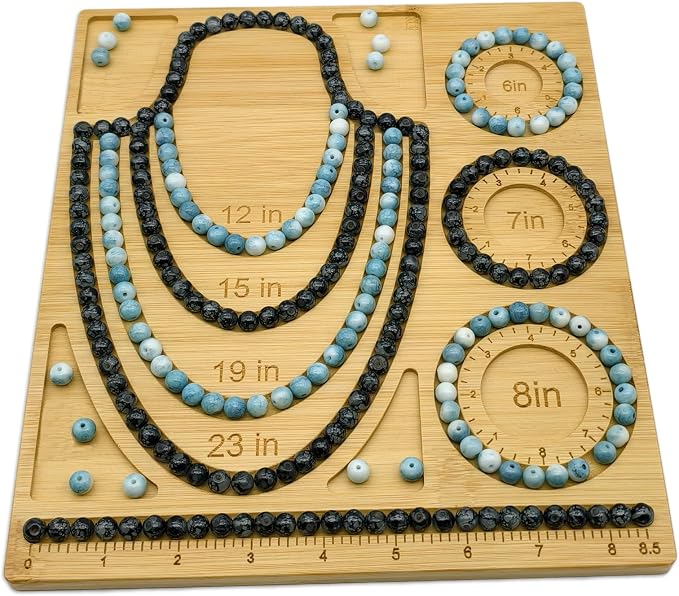 Petoysoso Bead Boards for Jewelry Making, Bamboo Beading Board for Bracelet & - Image 3