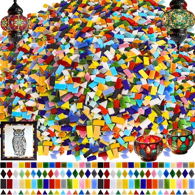 1600 Pcs Mosaic Tiles, Glass Mosaic Tiles - Image 9