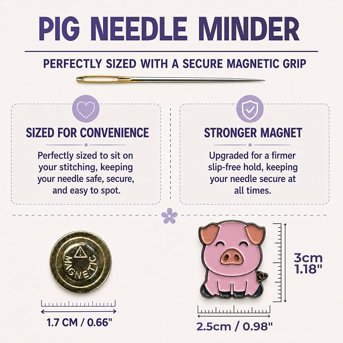 The Quilted Bear Needle Minder - Image 2