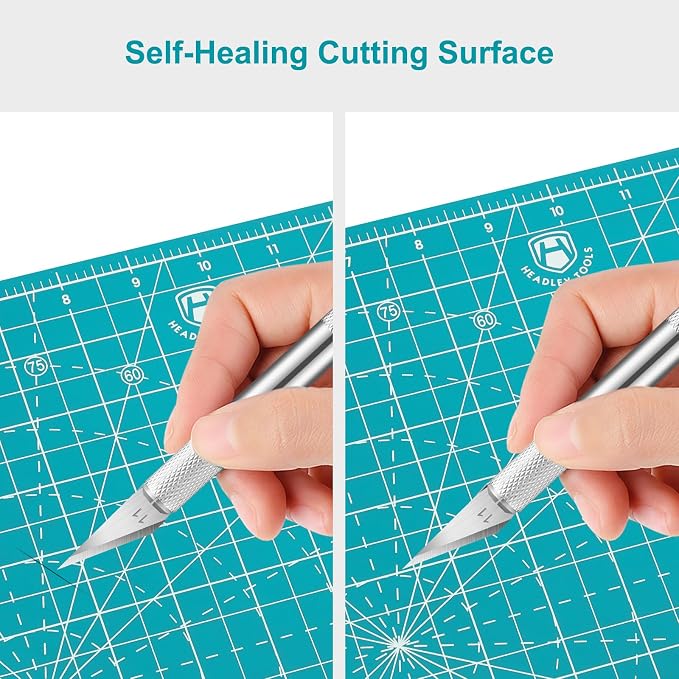 Headley Tools 17"x17" Rotating Cutting Mat, Self Healing Mat - Image 5