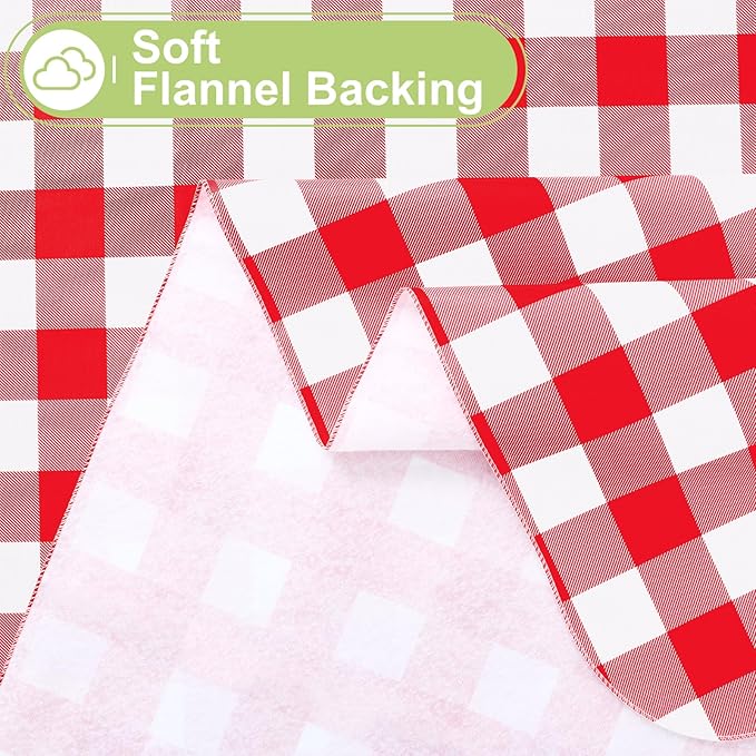 Smiry Square Table Cloth, Waterproof Vinyl Tablecloth - Image 4