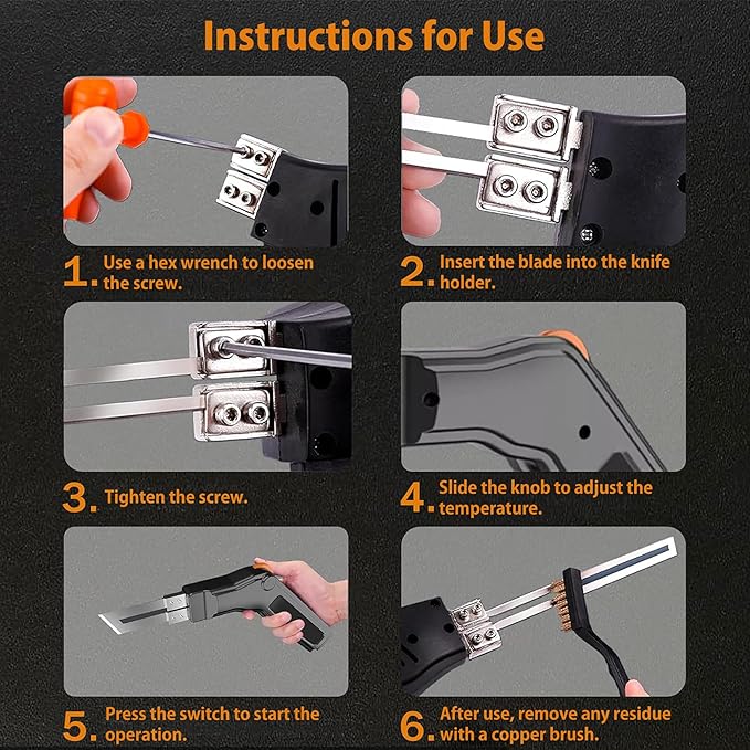 Foam Cutter Electric Hot Knife, 300W Styrofoam Cutting Tool, 4-in-1 Kit for Cutting Foam Board Insulation, EPP, EPS, XPS, EVA, EPE, PU, KT Board, Sponge, Nylon