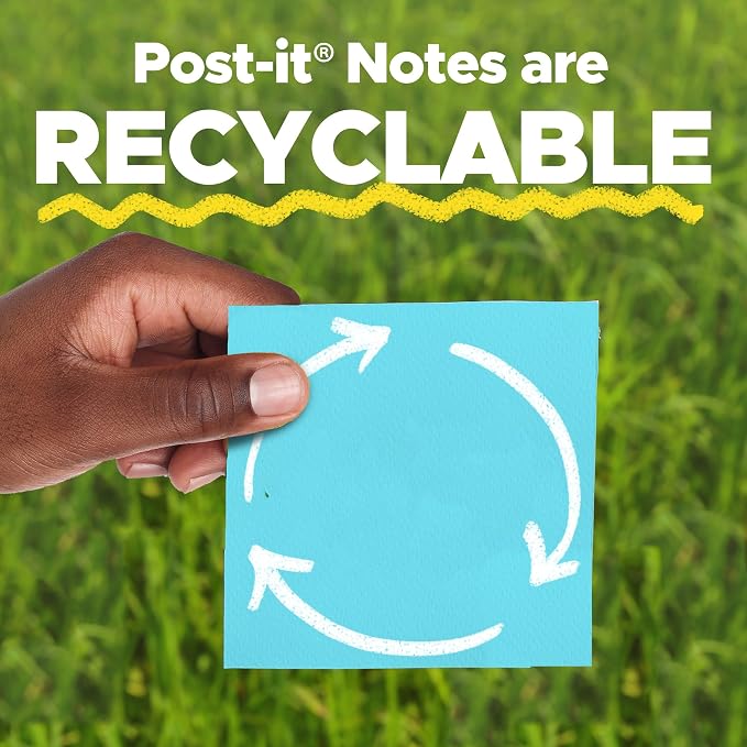 Post-it Dispenser, Sticky Note Holder, Includes 45 Pop-Up Sheets of 3 in x 3 in - Image 9
