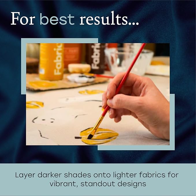 Fabricoat Red Fabric Paint For Arts, Crafts & DIY Projects | 125ml / 4.2 FL OZ - Image 6