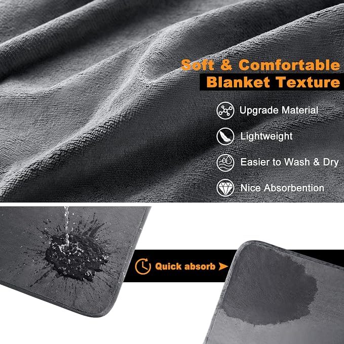 Washable Dog Pee Pads 36x36 2Pack Reusable Puppy Pads, Absorb Dog Mats Non-Slip - Image 2