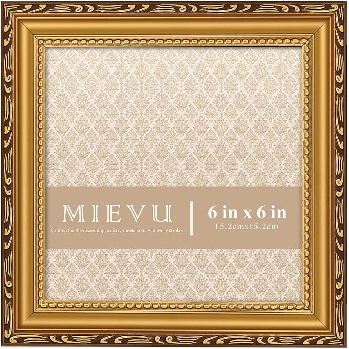 6×6 Picture Frame Gold by MIEVU