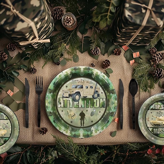 Army Party Decorations Set - Image 4