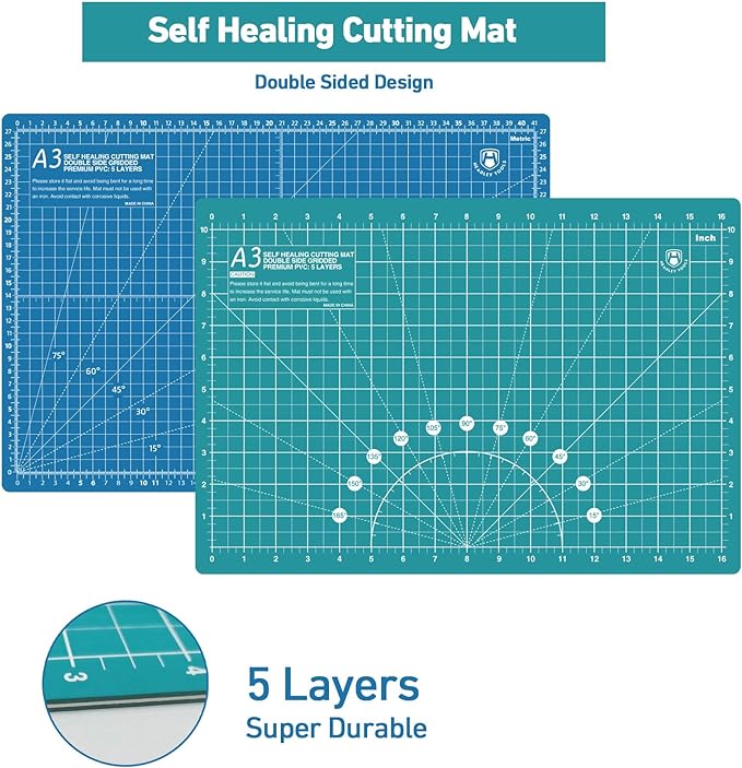 Headley Tools Rotary Cutter Set - 45mm Fabric Cutter - Image 4