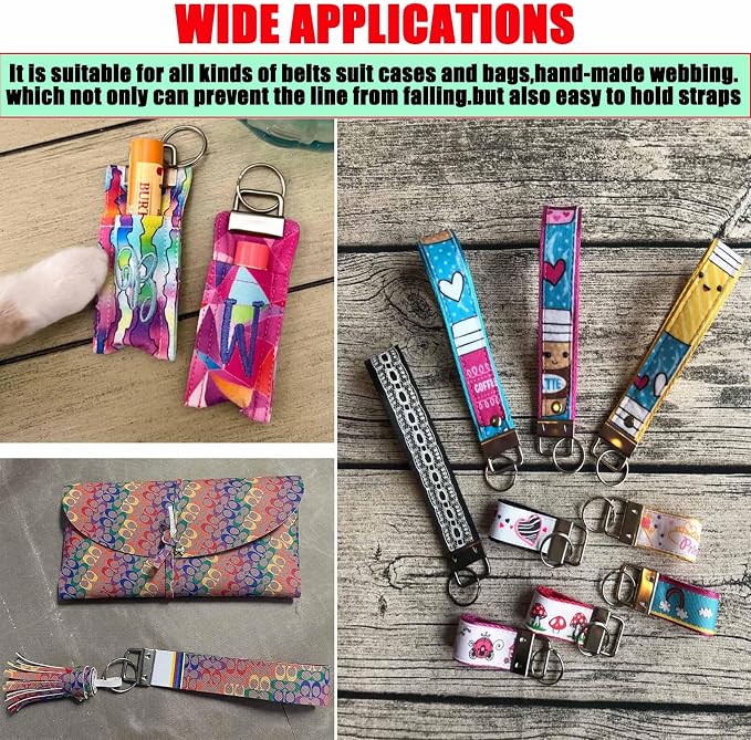Key Fob Hardware Set with Pliers Tool | 1 Inch Lanyard Keychain Hardware with - Image 3