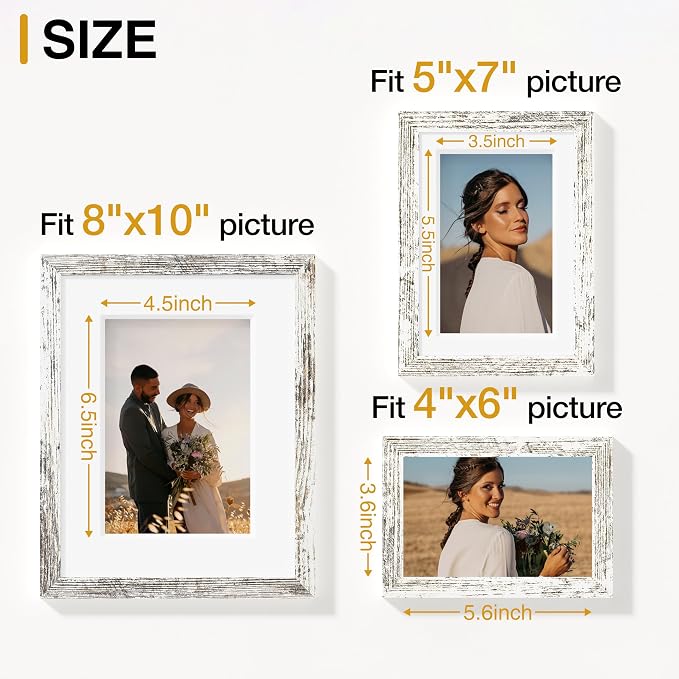 Vittanly 15 Pack Picture Frames Collage Wall Decor - Image 3