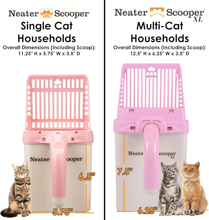 Neater Pet Brands Neater Scooper XL Cat Litter Scoop, 195 Refill Bags – - Image 5