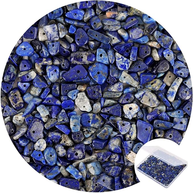 456 PCs Natural Chip Stone Beads, 5-8mm Irregular Multicolor Gemstones Loose by BONNY+BOXX
