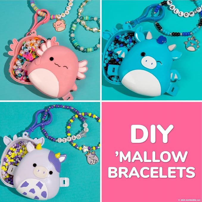 Original Squishmallows Bracelet Bundle, Bracelet Making Kit, Friendship - Image 3