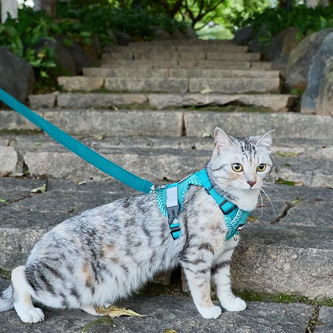 Cat Harness and Leash Escape Proof Medium Kitten Harness Bengal Cat Vest - Image 8