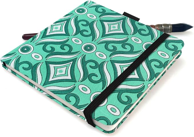 E-WEICHEN 5x5 Handy Portable Handmade Cloth Fabric Hardcover Sewing Binding - Image 6
