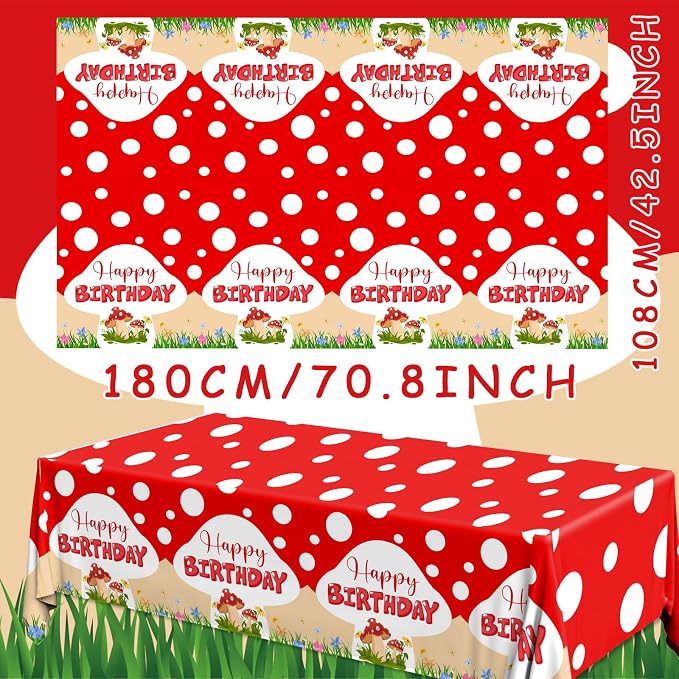 Mushroom Birthday Party Decorations - Image 5