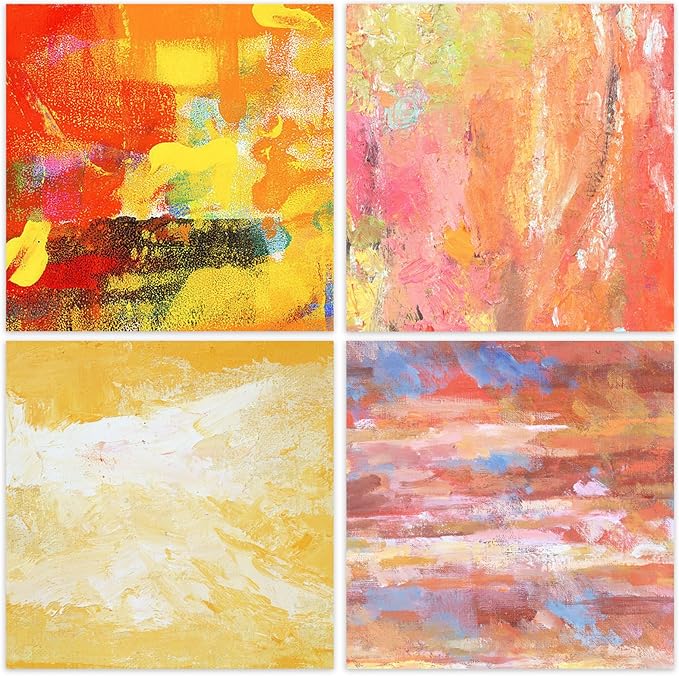24 Sheets 12 Designs Scrapbook Paper Pad,6"×6” Single-Sided Decopodge Craft Cardstock Paper,Christmas Scrapbooking DIY Decorative Background Cardmaking Supplies.Oil Painting