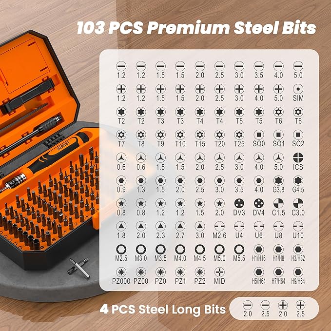 JOREST 115 in 1 Precision Screwdriver Set, Tool Gifts - Image 4