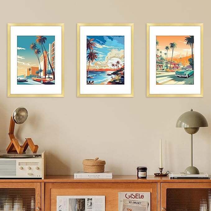 FIXSMITH 12x16 Picture Frame Gold Set of 2, Photo Frame - Image 8