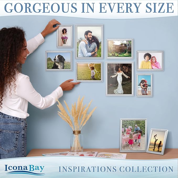 8x8 Picture Frames with 6x6 Mat, 6 Pack, Contemporary, Inspirations | These - Image 5