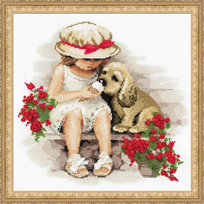 RIOLIS - Sweet Tooth 1333, Animals Cross Stitch Kits 11, Cross Stitch Kit by RIOLIS