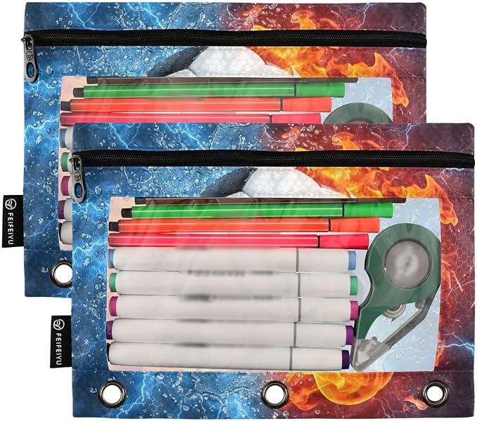 Custom Soccer Ball Football Pencil Pouch - Image 2