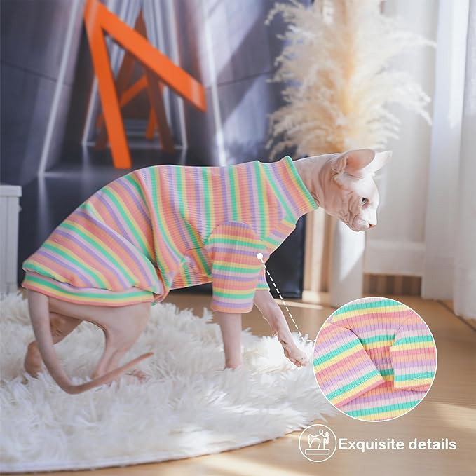 PUMYPOREITY Soft Hairless Cats Clothes - Image 4