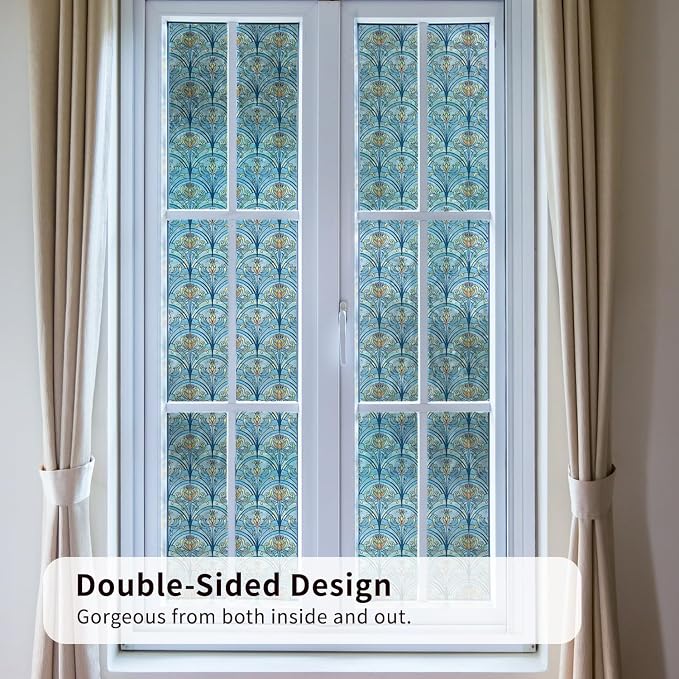 Vintage Stained Glass Window Film - Image 6
