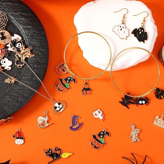 SANNIX 350Pcs Halloween Charms - Image 3