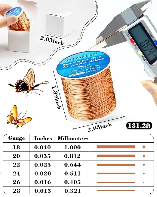 FIVEIZERO 131ft 22 Gauge Copper Wire - Image 2