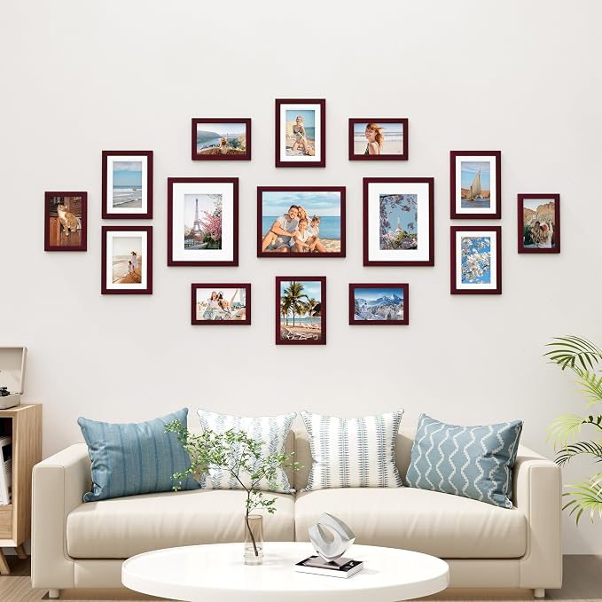 Vittanly 15 Pack Picture Frames Collage Wall Decor - Image 2